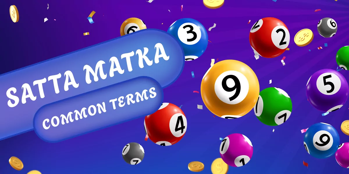 The most common terms in the game Satta Matka