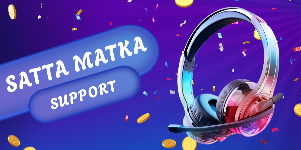 How Indian users can contact the support team while playing Satta Matka game